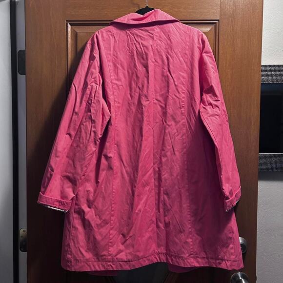 Pink cabelas lightweight windbreakerrain trench Large Womens - Picture 4 of 4